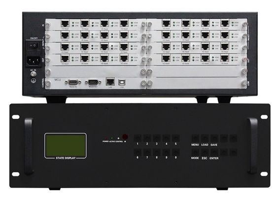 16 in 16 aus wand-Prüfer-With HDBaseT der Matrix-HDMI Videohafen 2x2 3x3 hdmi