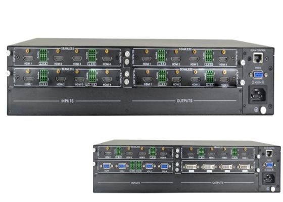 8 eingegeben und 8 gaben HDMI-Videomatrix-Rangierlok-Stütznetz-Steuerung und RS-232, Ethernet-Steuerung aus