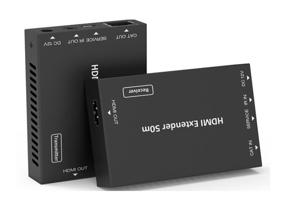 Videoergänzung 18Gbps HD 50 Meter HDMI über CAT Metal Enclosure